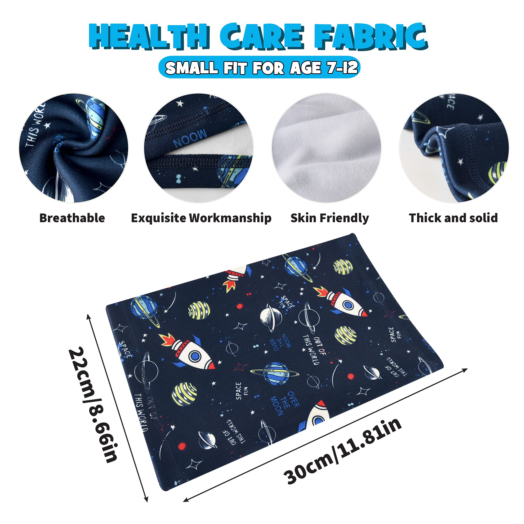 MCTi Kids Neck Gaiter Warmer Winter Fleece Scarves Face Masks 2 Packed for Snow Skiing Snowboarding - Image 3