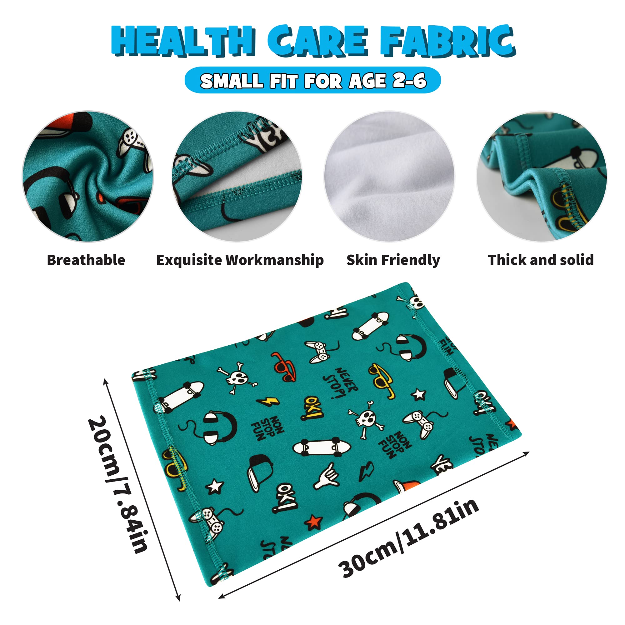 MCTi Kids Neck Gaiter Warmer Winter Fleece Scarves Face Masks 2 Packed for Snow Skiing Snowboarding - Image 3