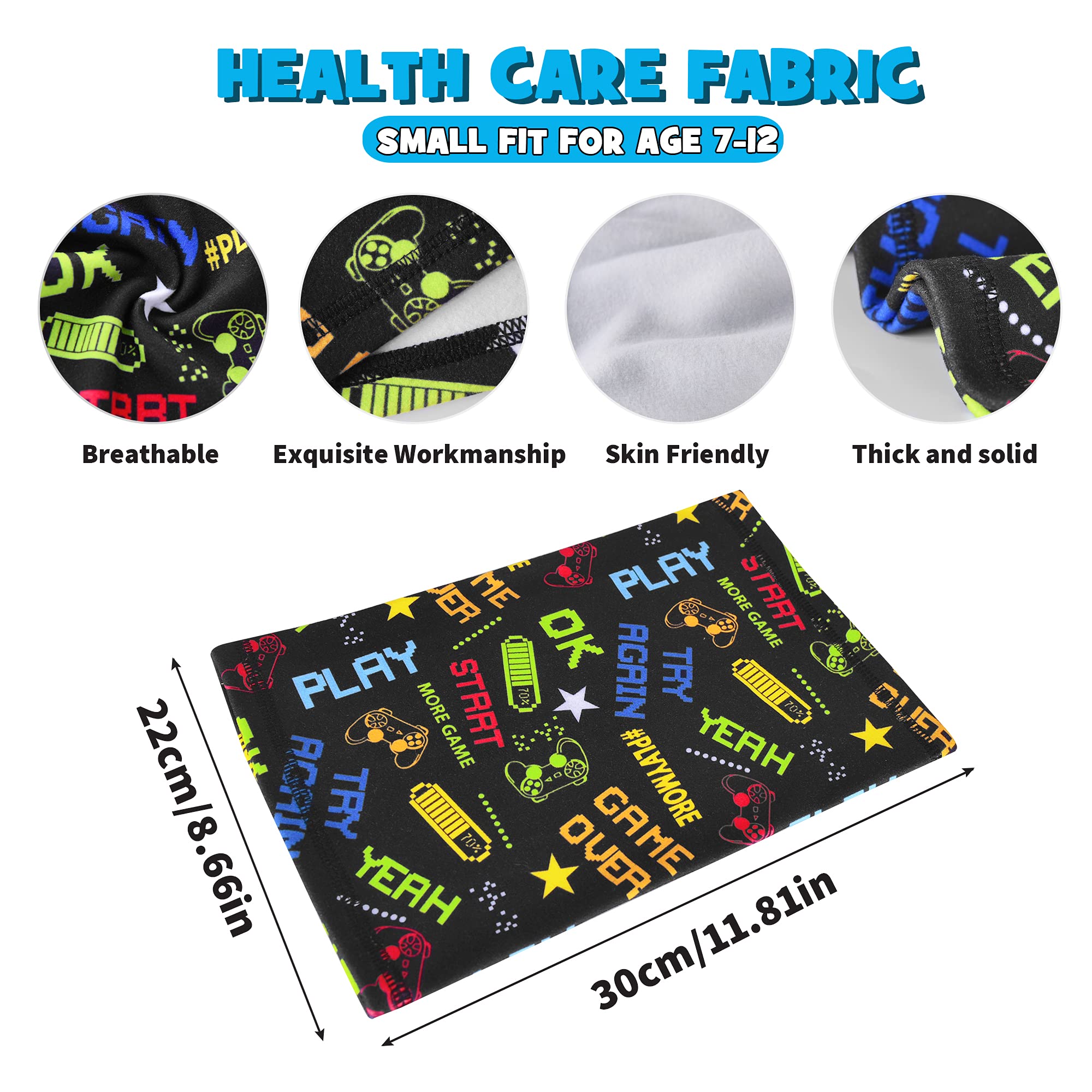 MCTi Kids Neck Gaiter Warmer Winter Fleece Scarves Face Masks 2 Packed for Snow Skiing Snowboarding - Image 5