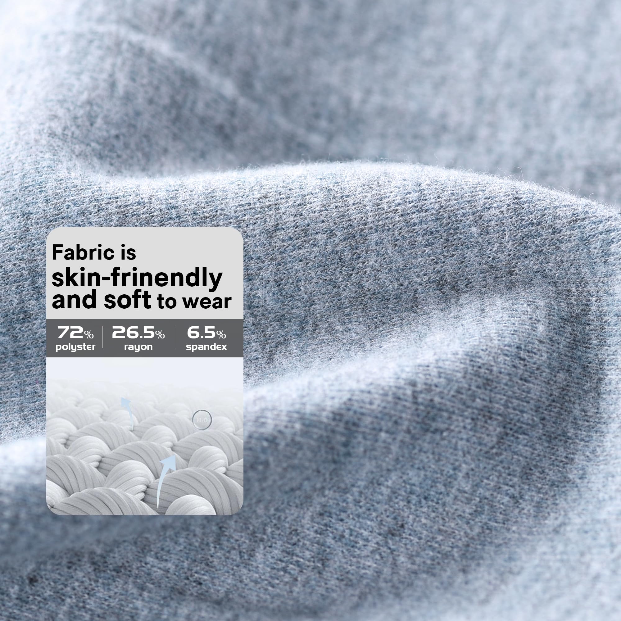 MCTi Neck Gaiter Warmer Winter Fleece Scarves Beanie Hat for Skiing Cycling Elastic Closure - Image 3