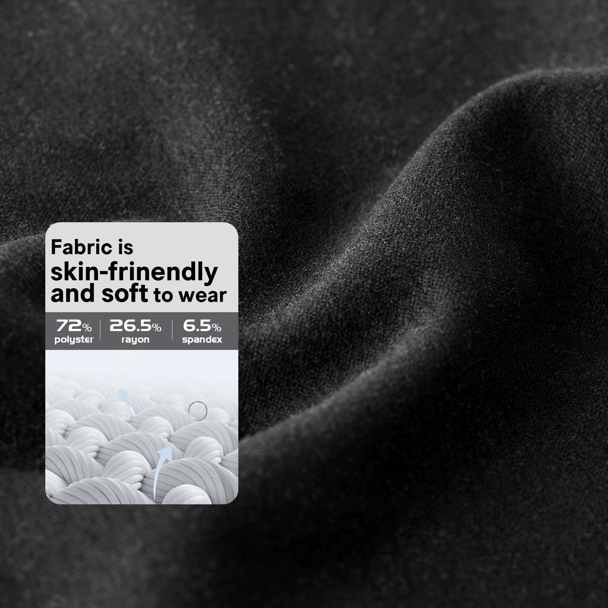 MCTi Neck Gaiter Warmer Winter Fleece Scarves Beanie Hat for Skiing Cycling Elastic Closure - Image 3