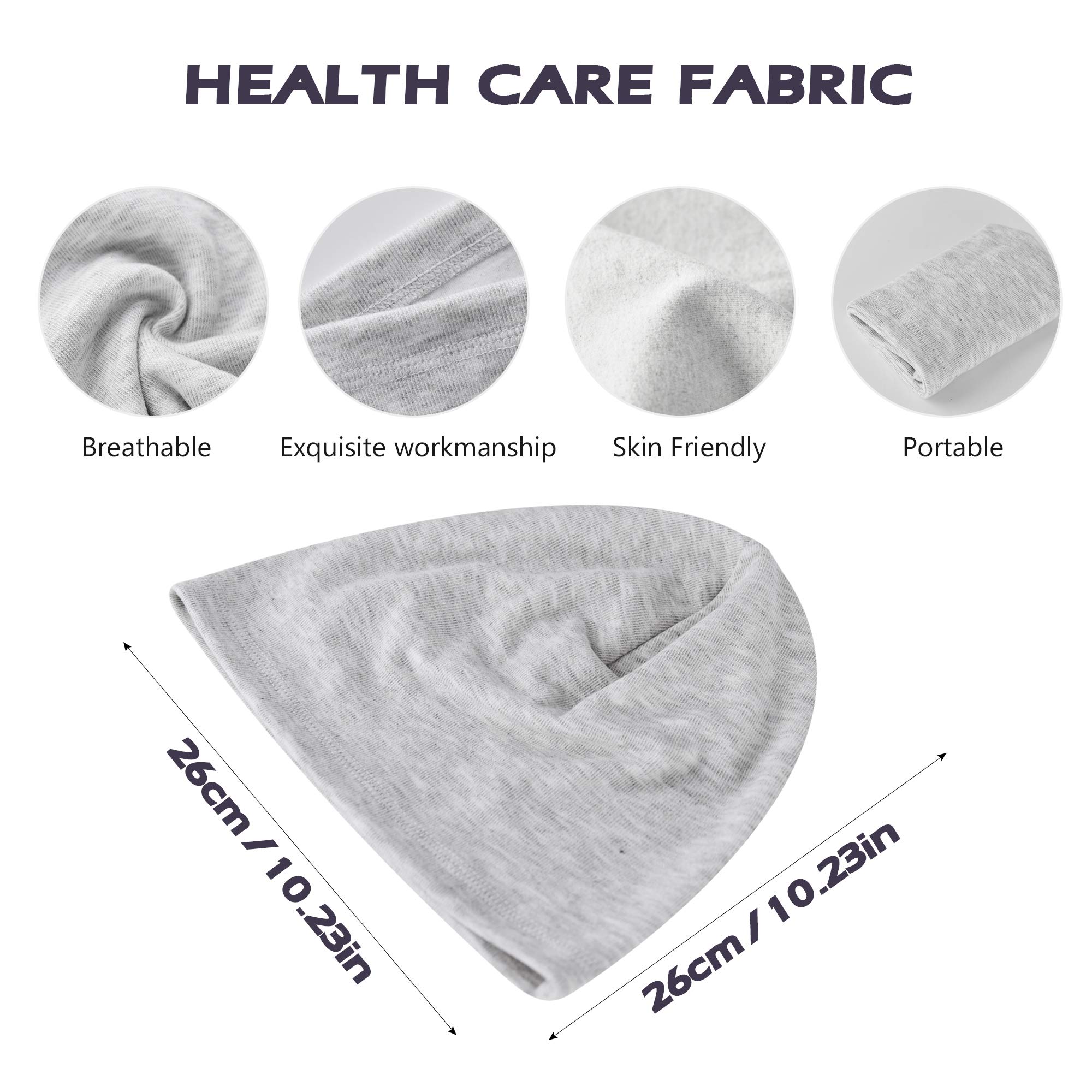 MCTi Slouchy Beanie for Men Women, Winter Warm Stretchy Skull Cap Hat Lightweight for Running Cycling 2 Packed - Image 3