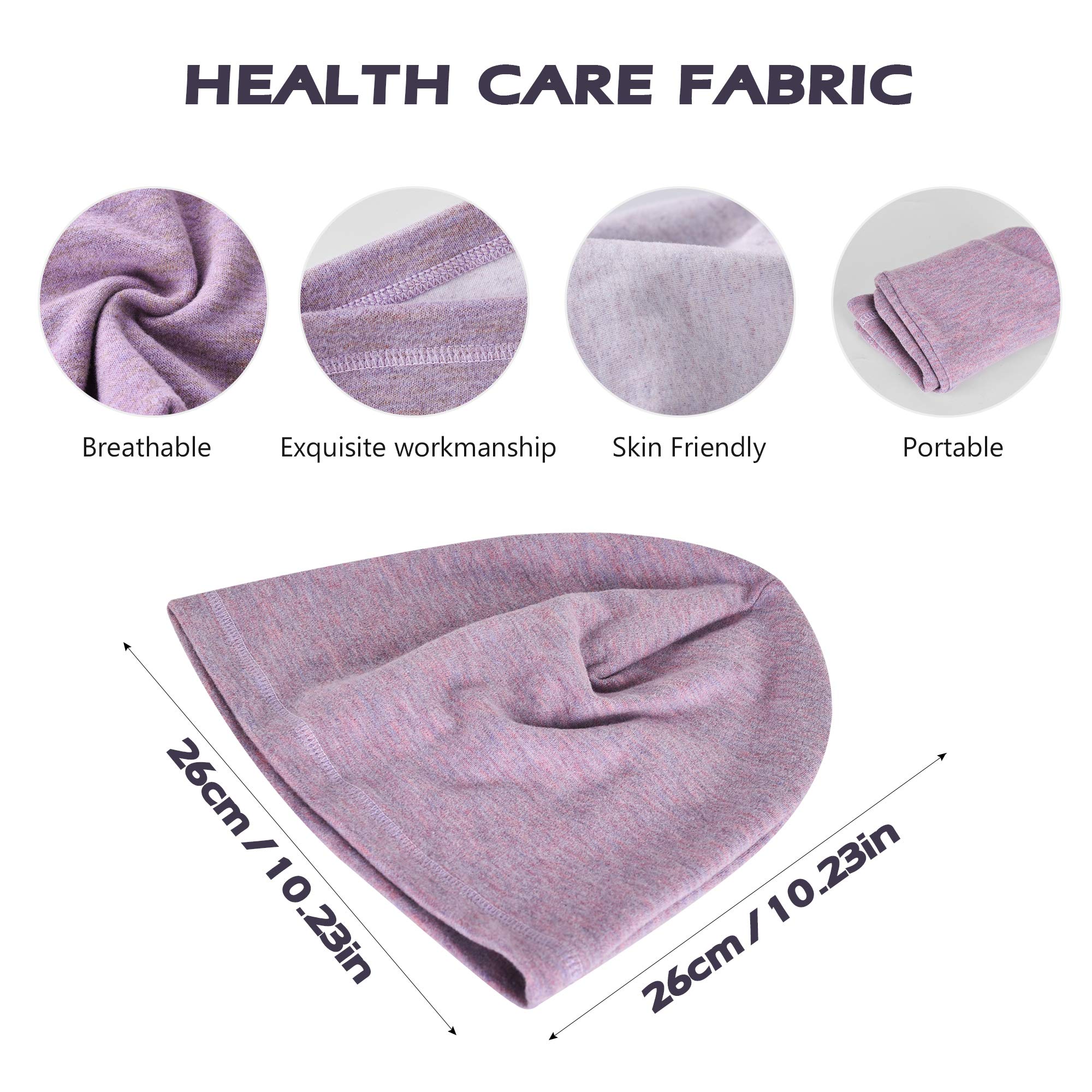 MCTi Slouchy Beanie for Men Women, Winter Warm Stretchy Skull Cap Hat Lightweight for Running Cycling 2 Packed - Image 3