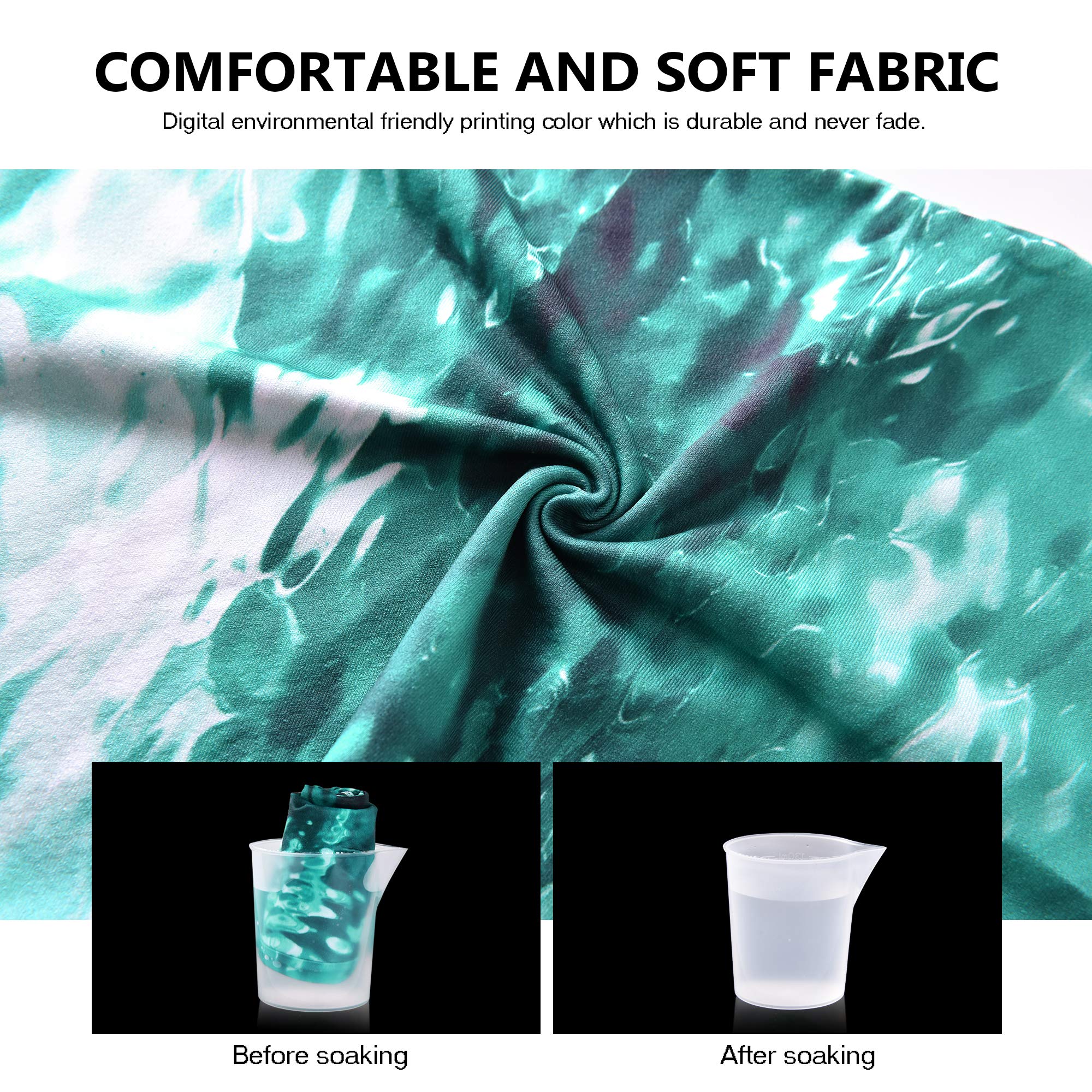 MCTi UV Neck Gaiter Mask, UPF 50 Bandana Balaclava Face Mask Breathable Cooling Sun Summer for Fishing Running 2 Packed … - Image 5